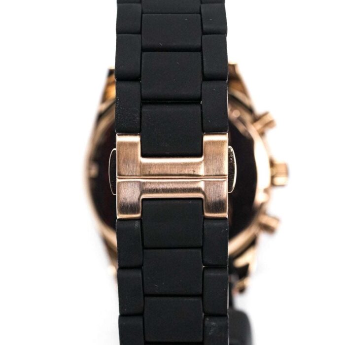 Emporio Armani Ladies Sportivo Chronograph Rose Gold PVD Watch - AR5906 - Image 5